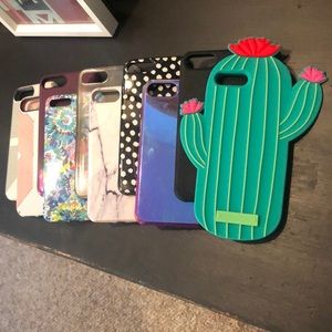 ••iPhone 6,7&8 plus case bundle•• (10 total!!!!)